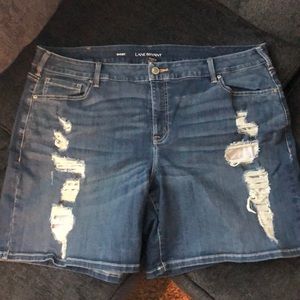 Lane Bryant Jean Shorts Plus Size 24